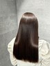 【艶髪ストレート】質感カット＋美髪縮毛矯正＋高級髪質改善トリートメント
