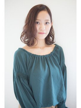 ビューティーデザイン ルクソー(LUXUEUX) 大人可愛い小顔ニュアンスウェ－ブボブ