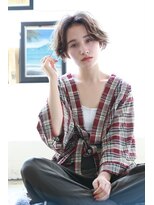 ルタ(LuTa by siesta＆LiCO)&nbsp;グレージュ ひし形シルエット ハンサムショート エアリー