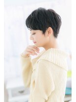 ミック ヘアアンドビューティー 大山店(miq  Hair&Beauty)&nbsp;オシャレ上級者の黒髪ベリーショート