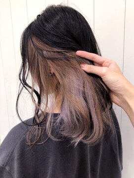 アイティー バイ アルバム 中野店(IT by ALBUM) パールインナーミディ_ウェーブパーマフォギーベージュ_ba290042