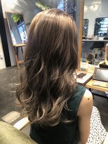 ムード マグ レーベル 南松本(MOOD Mag Label)&nbsp;【MOOD】20代 大人かわいい◎バレイヤージュ風ハイライトカラー