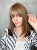うざバングとセミロング