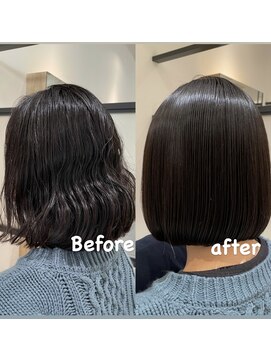 カイノ 南青山店(KAINO) 髪質改善ストレートで艶々ボブ