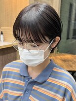 ビュー フクオカ(VIEW FUKUOKA)&nbsp;美髪にオトナかわいいホワイトグレージュネビージュショートボブ