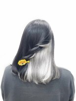 ホワイト 梅田(white)&nbsp;＊インナー＊ブラック×シルバー