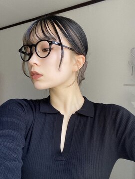 ルイス(L'wis) 久留栖るなちゃん♪前髪から^ - ^ぐるっと一周インナーカラー！