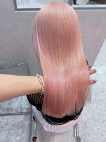 ロンド レア 天神大名店(Lond Le’a)&nbsp;ダブルカラーピンクベージュベージュカラーケアブリーチレイヤー