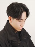 フェザーパーマ/刈り上げセンターパート/サーフカール[新宿]