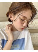 アパレル系スタッフに大人気!短すぎないクールショート 小顔