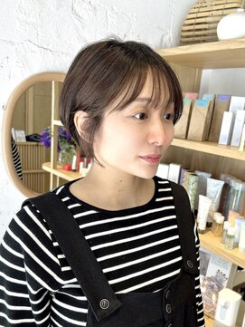 ロジエ(ROSIER) ココアベージュショートボブ