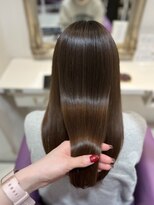 ハピネス 河原町店(Happiness)&nbsp;髪質改善 レイヤーカット ベージュ グレージュ 20代 30代 40代