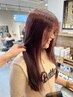 【仲村指名カラーのみ】最旬透明感カラー＋前髪カット￥8500