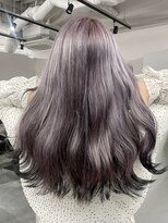 ジエクト ヴィシア(The Ect VIXIA)&nbsp;エンドカラー/裾カラー/ラベンダーカラー/ラベンダーグレー