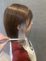 ラドゥーブル(LA DOUBLE) インナーカラー 2ブリーチ シルバー