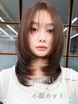 スタートウキョウ 渋谷(STAR TOKYO) 韓国風レイヤーナチュラルストレート後れ毛エアリーワンカール