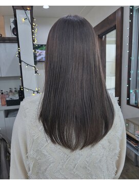 グランジュテ(grandjute) ストレート　縮毛矯正　髪質改善トリートメント　前髪カット