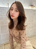 ロンドアリシア 金山(Lond Alexia) 艶髪 髪質改善 ブリーチなしダブルカラー レイヤー 韓国風5213