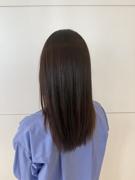 ヘアメイクアン(Hair Make Une) 縮毛矯正　パタンとなりすぎないナチュラルストレートパーマ