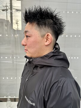 ヘアー アイス カンナ(HAIR ICI Canna) ツイストパーマ刈り上げツイストスパイラルフェザーパーマ(清水)