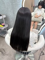 グロー オオミヤ アネックス 大宮(GLROW OMIYA ANNEX) フェミニンロング×縮毛矯正髪質改善顔周りレイヤーカット[大宮