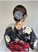 ボブでもできる！浴衣ヘアアレンジ