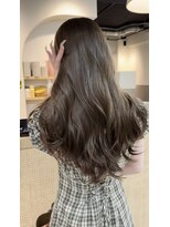 カラ フクオカ(Cara FUKUOKA)&nbsp;ミルキーベージュ&レイヤーカット《福岡透明感カラー》