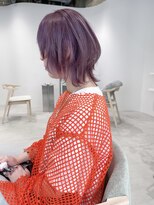 キオク(KIOX)&nbsp;くすみラベンダーにウルフカット