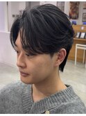 ニュアンスパーマセンターパートショート
