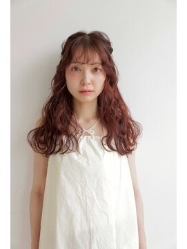 メルカ 天王寺(melca.) レイヤーカット/顔まわりカット/ロングヘア/ロングレイヤー