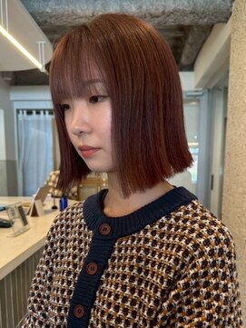 ヌク(nok) 切りっぱなしボブ