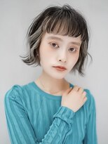 ギークス(GEEKS)&nbsp;【GEEKS渋谷】オン眉ボブ/アンブレラカラー/初ブリーチ/冬カラー