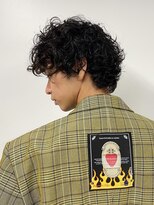 トニーアンドガイ 青山店(TONI & GUY) 外国人風プードルマッシュパーマアッシュブラックメンズライク