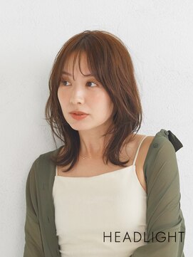 ソーエン バイ ヘッドライト 熊本店(soen by HEADLIGHT) 小顔レイヤー#マレットヘア#顔周り#韓国#ダークアッシュ