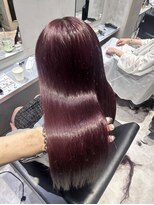アルーシェ 新宿店(Alushe)&nbsp;ワインレッドカラー×髪質改善トリートメント