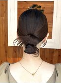 【人気！】カチモリヘア タイトヘア　結婚式 お呼ばれ まとめ髪