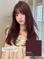 天神美容室 【Votan_haru】レイヤーカット×ピンクチョコレートカラー