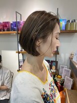 リーナ ビューティガーデン(LiNA BeautyGarden)&nbsp;ワンレンボブ　ハイライトボブ