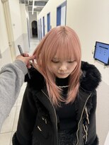 サロウィン 広島(SALOWIN) °ブリーチ2回~° ホワイトピンク