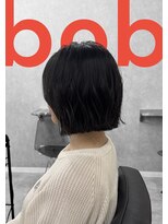 フランチェスカドットボブ(francesca.bob) オリーブグレージュ×くくれる切りっぱなしボブ【田野剛大】梅田