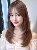ナナローネス 渋谷(nana loness) 透明感ブラウン×韓国風ミディアムレイヤー