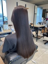 エクファヘアエステプラス 草津 栗東(ex-fa hair esthe+) ピンクベージュ/アンブレラカラー/クールショート/前髪/草津