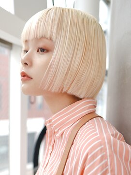 マノ 千歳烏山(MaNO) 〈n27〉ショート韓国ボブハイライト髪質改善ブリーチ前髪20代30