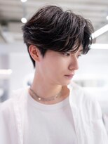 ケアリー 大泉学園(Carelly)&nbsp;ツイストパーマ七三オールバックマッシュウルフスリークショート