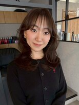 エトワ 中央店(etoi)&nbsp;大分ハッシュカット胸上鎖骨下ミディアムレイヤースタイルかるめ
