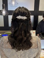 ザザ シンジュク(ZA/ZA shinjuku)&nbsp;ハーフアップ/ロングヘアアレンジ/ミディアムヘアアレンジ