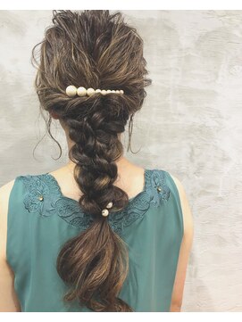 エスト 小倉(est) 編みおろし×ロング