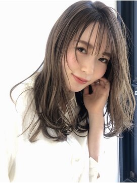 エールバイボヌール(Ere by Bonheur) 大人の韓国ヘア☆シースルーバングシアーグレージュヨシンモリ