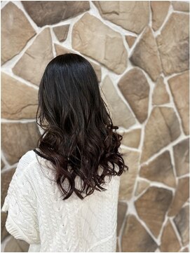 カラーリゾートAi 葛西店 グラデーションレッド