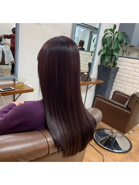 ココル 王子(CoCoLu) ダメージレスカラーイルミナカラー全体染め3980円トワイライト